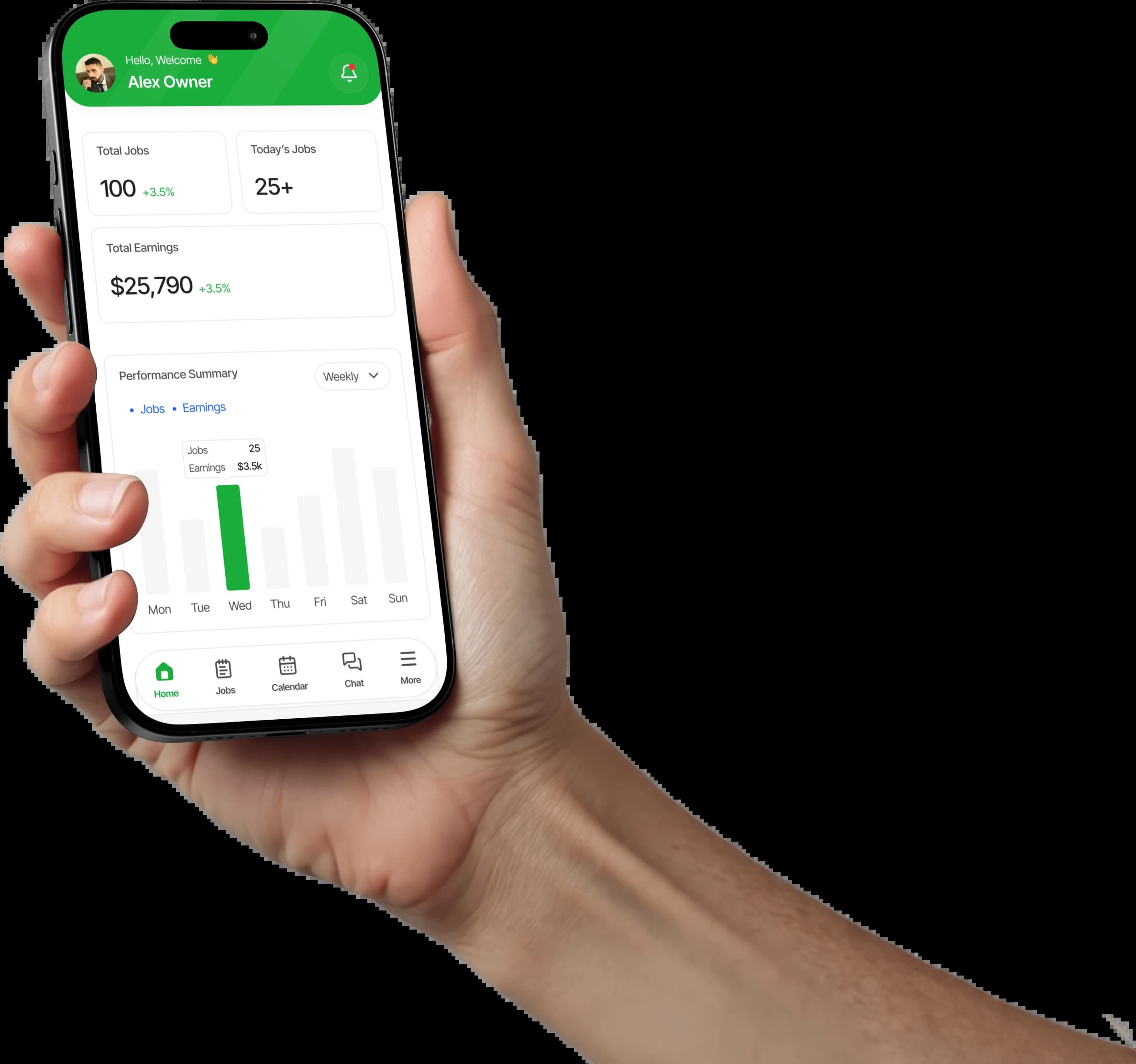 CRM Tool Mobile Interface