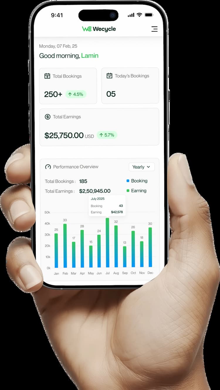 Illustration of a hauler managing jobs and crew Illustration of a hauler managing jobs and crew